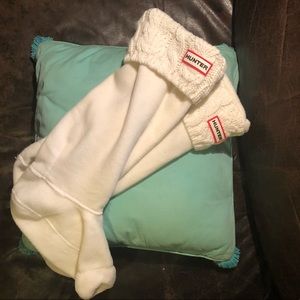 Hunter boot socks size large